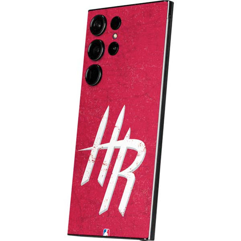 NBA Houston Rockets Distressed Galaxy S25 Ultra Skin